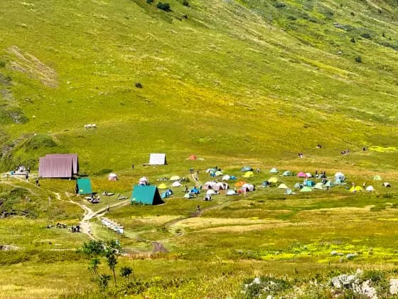 Tents at the Bzerpinsky Cornice